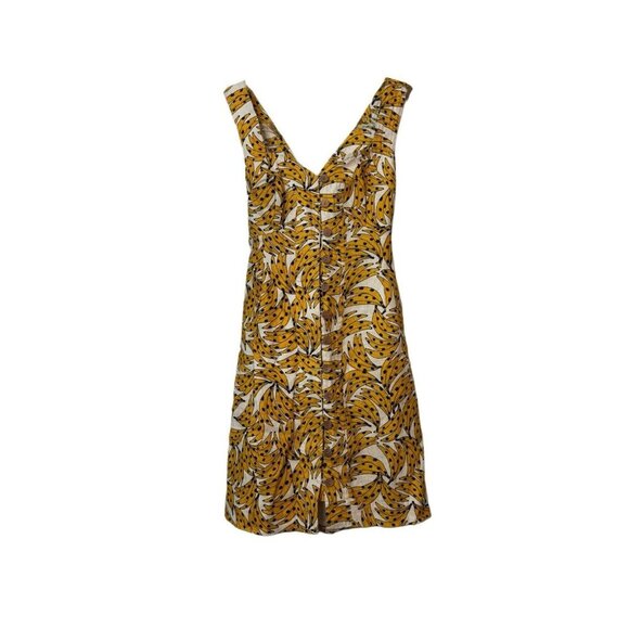 Farm Rio Spotted Bananas Cross-Back Mini Dress, Size XS, Cross-back Strap Cotton - Picture 7 of 10